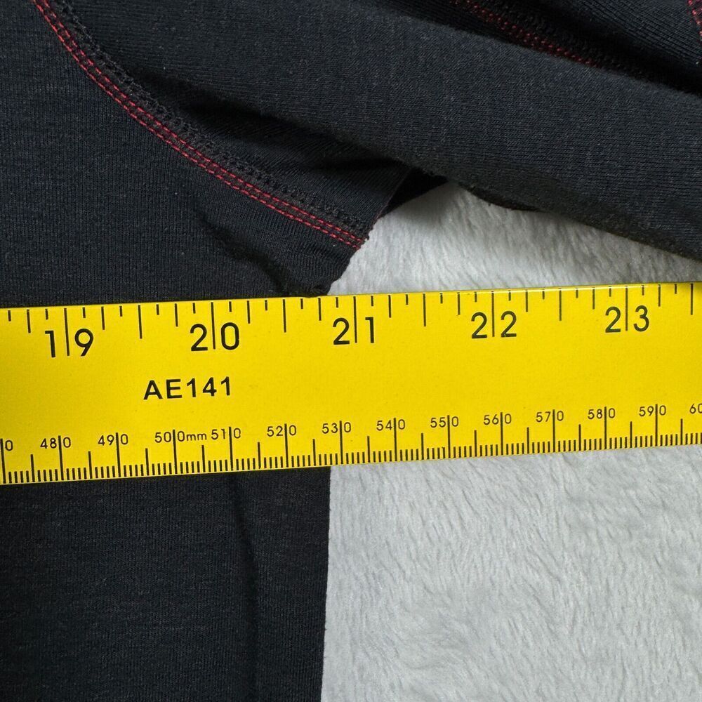 Paradox 1/4 Zip Pullover Mens L Black Merino Blend Dri Release W/ Fresh Guard - Picture 3 of 9